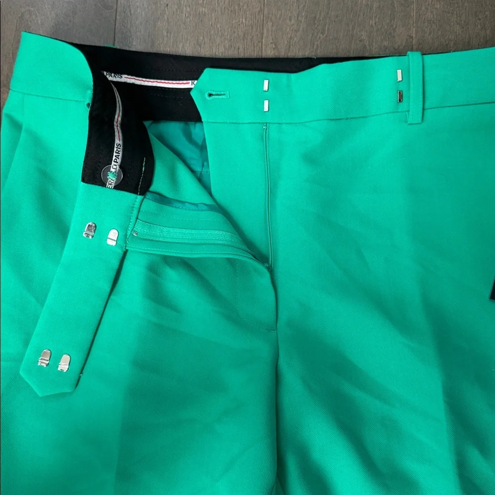 NWT Karl Lagerfeld Emerald Green Trousers - Picture 3 of 5
